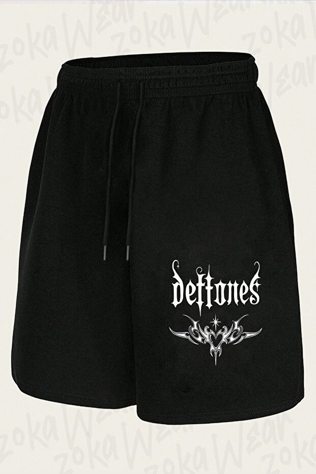 شورت مطبوع بتصميم Deftones v12 للجنسين