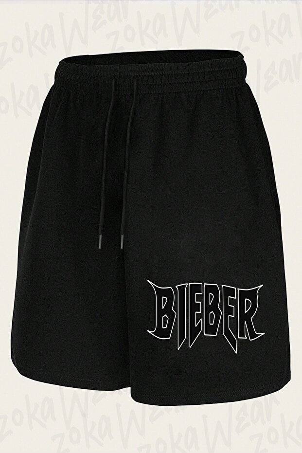 Unisex Justin Bieber Design Printed Shorts