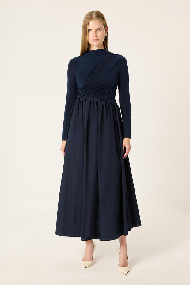 Garnished Poplin Dress