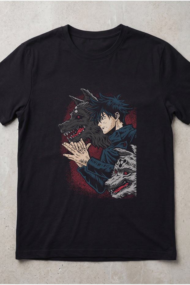 Jujutsu Kaisen Megumi Anime Printed Standard Cut Unisex Tshirt