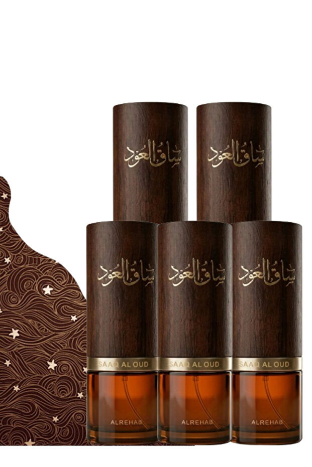 5 قطع من عطر ساق العود 100 مل
