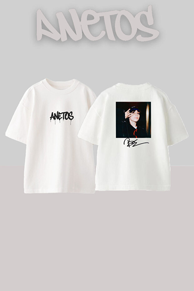 Billie Eilish_59 Design Printed Unisex Oversize White Tshirt