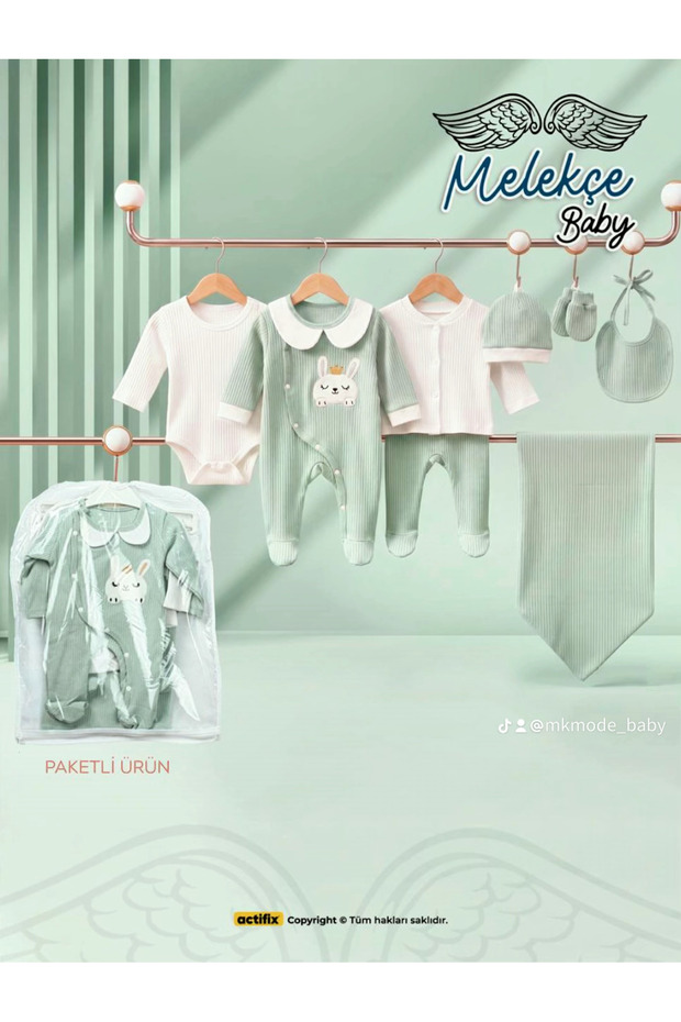 Nakışlı 9lu set askıda