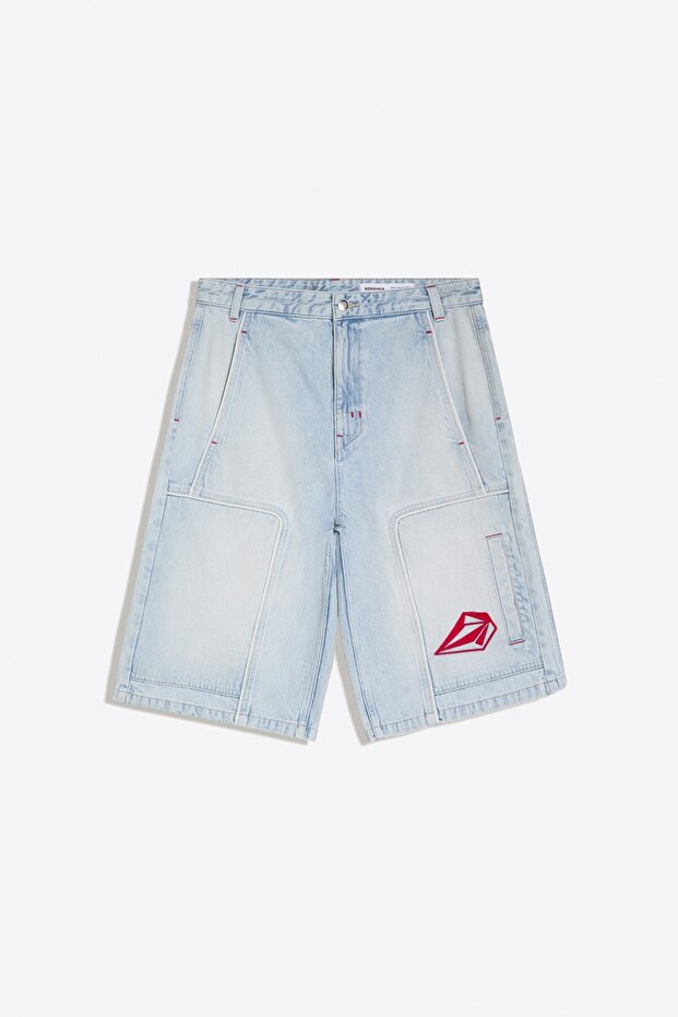 VOLCOM denim bermuda şort