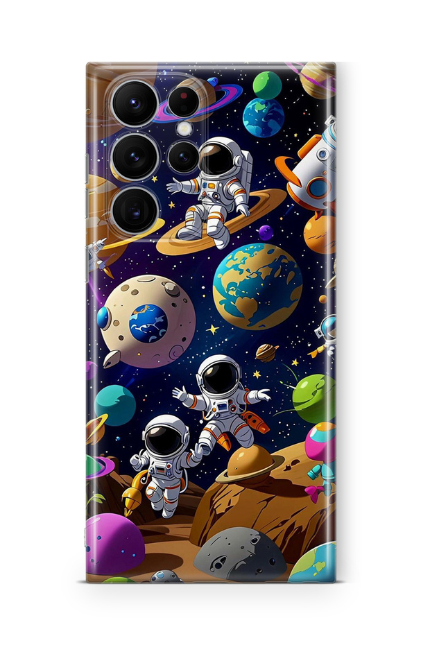 Samsung Galaxy S23 Ultra Compatible Printed Transparent Phone Case | Collection: Cosmicwhisper Skyset