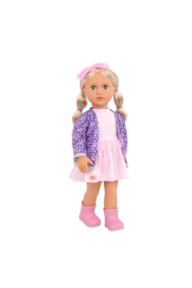 Joana Doll With Leopard Print Cardigan - 18 Inch