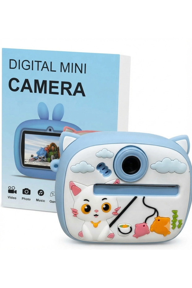 3-in-1 Instant Print Children’s Camera with Fun Themed Covers