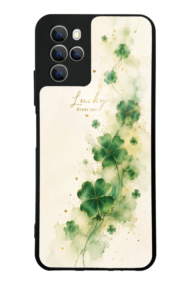 Omix X700 Lucky Clover Whisper Design Glossy Phone Case
