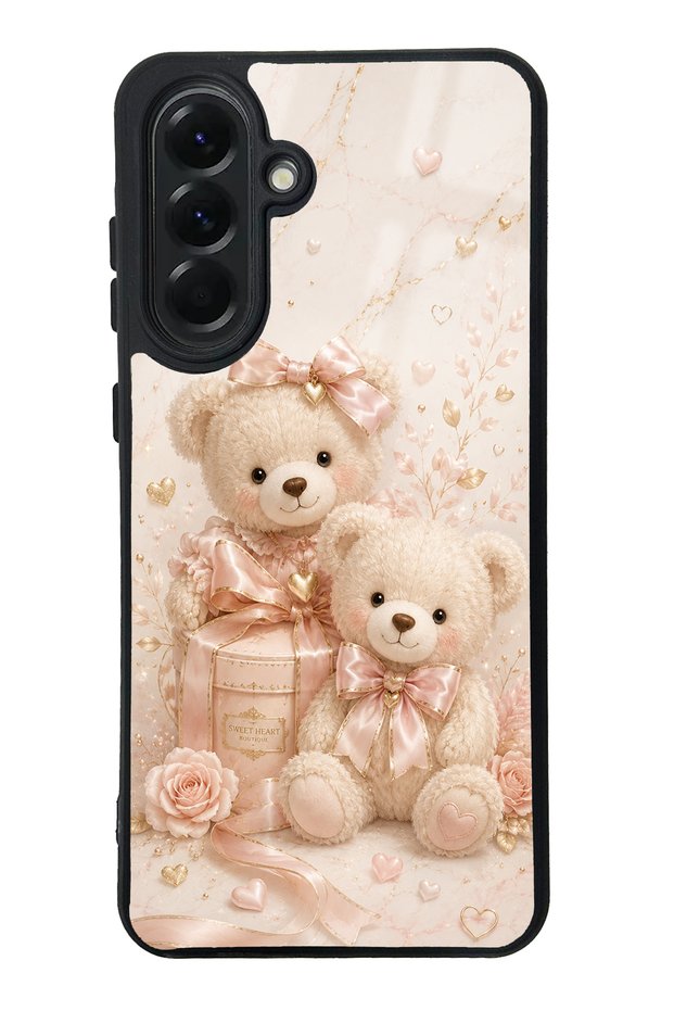 Samsung A56 Sweetheart Teddy Design Glossy Phone Case