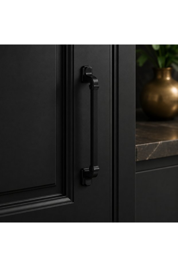 Seher Modal Furniture Knob 128 mm – Black