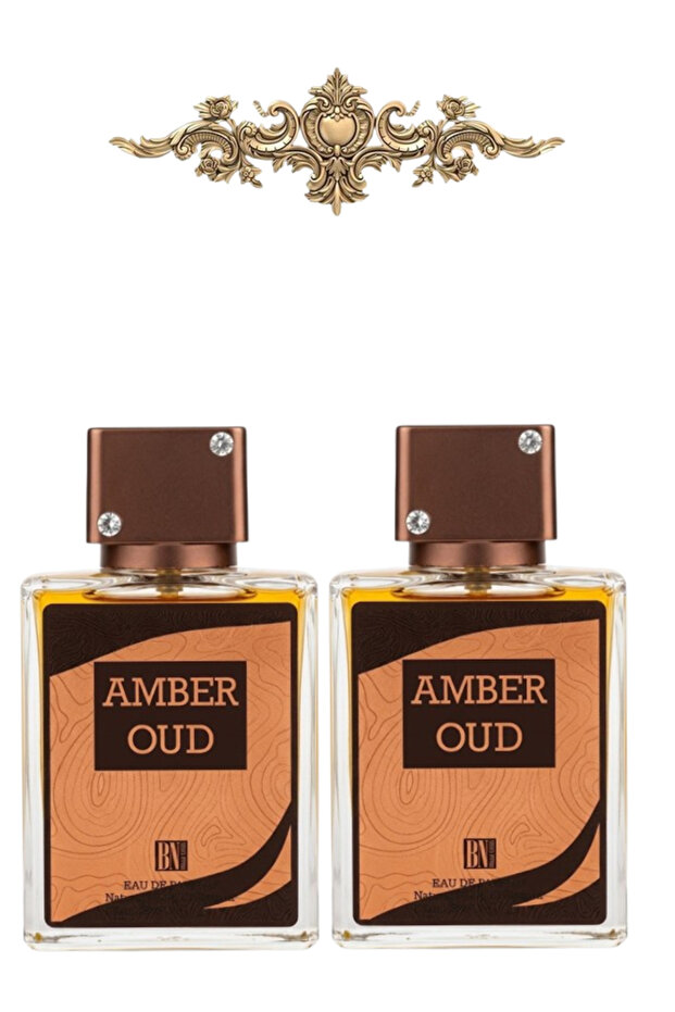 قطعتان من عطر العود العنبري 100 مل