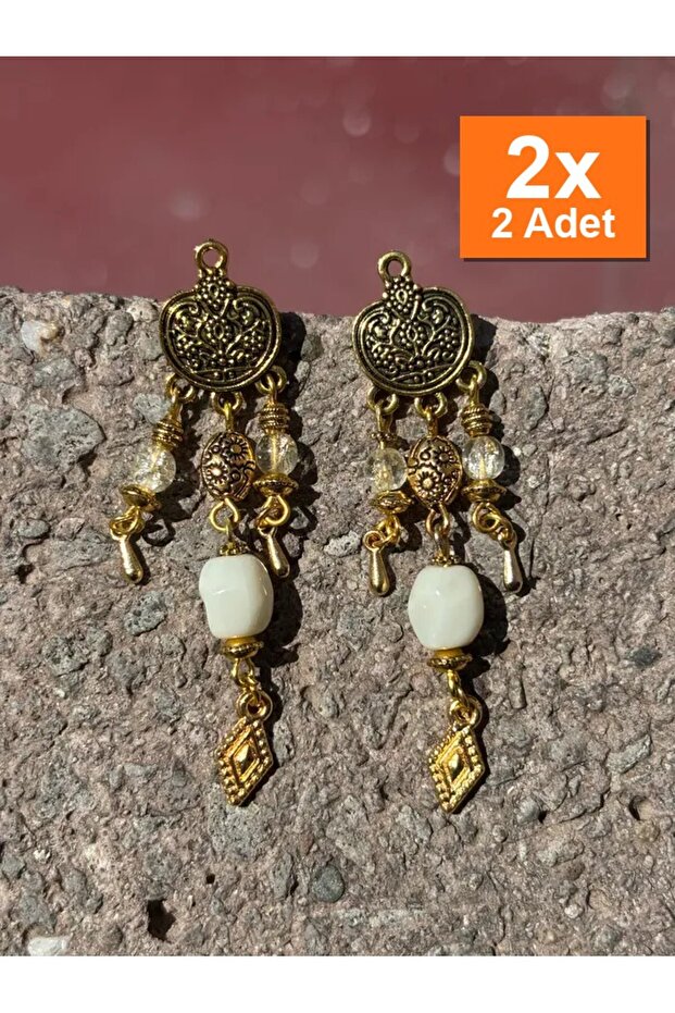أقراط مصنوعة يدويًا بتصميم خاص هدية