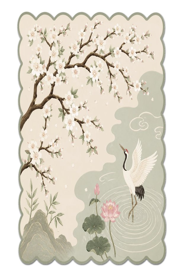 Sdt Traditional Patterned Modern Woven Base Decorative Carpet Sdtamor2701