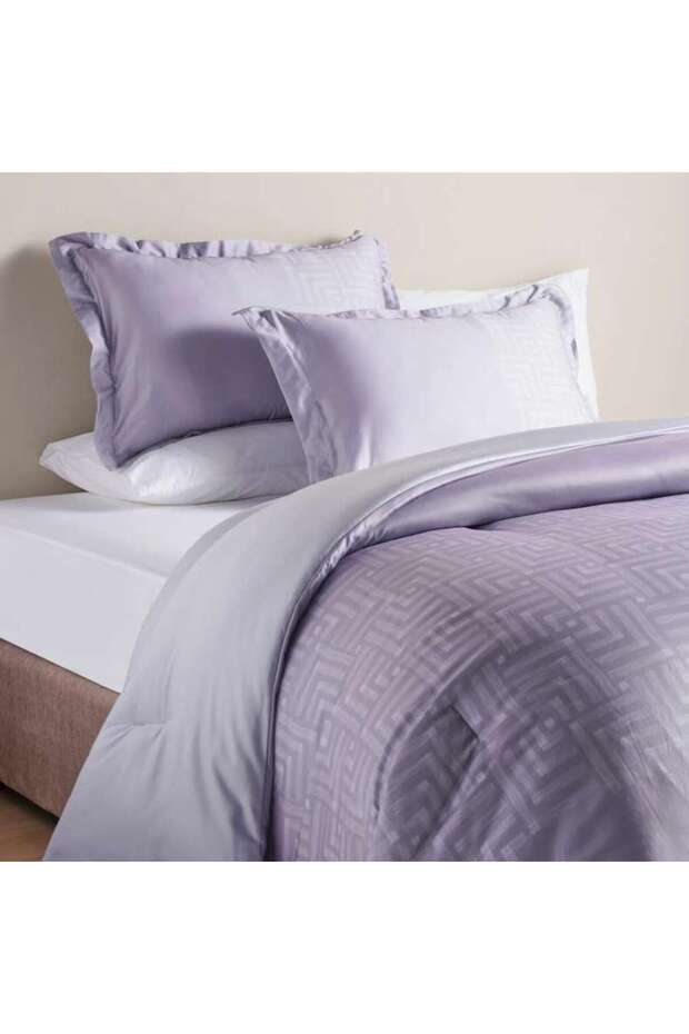 Monroe 3-piece Tencel Printed Full Comforter Set 160x240cm - Grey
