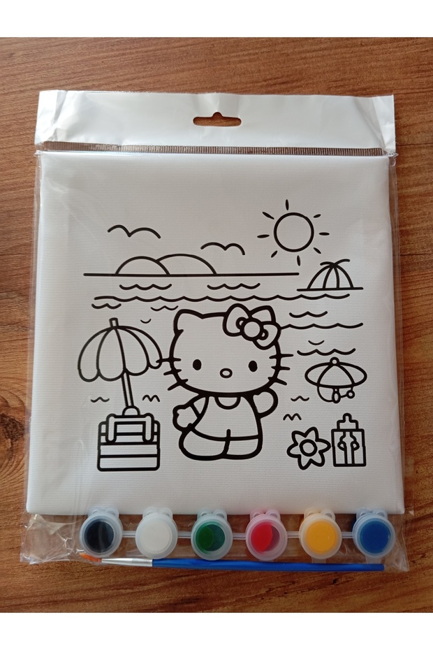 HelloKitty Deniz Tuval Boyama
