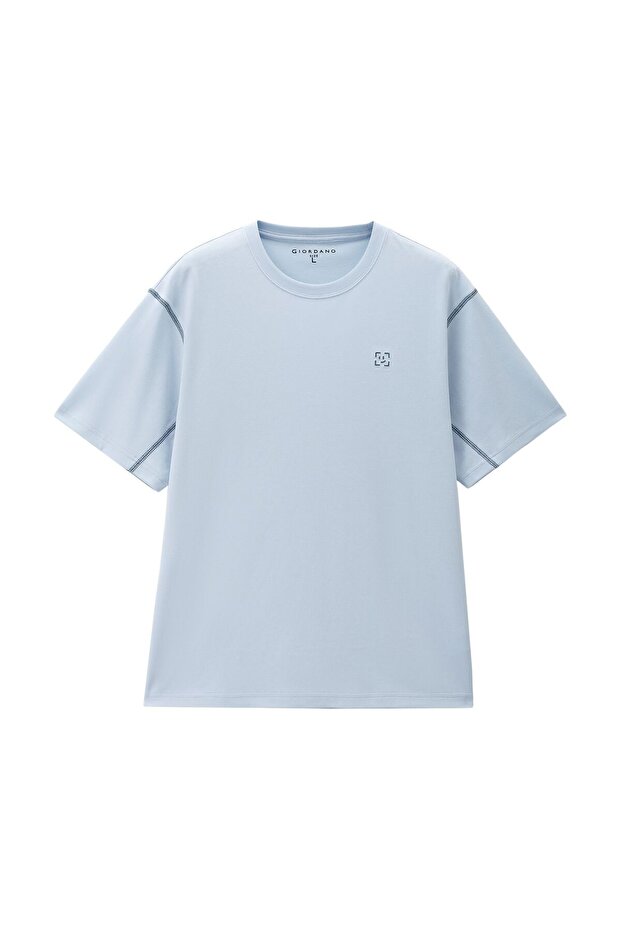 Men's Crew Neck Short Sleeve Loose Tee