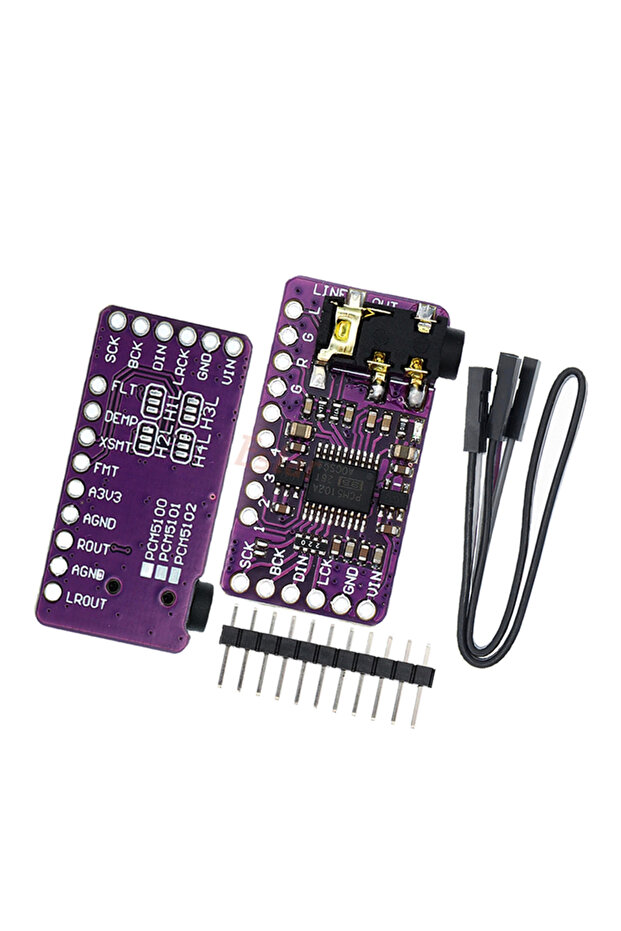 لوحة صوت Estardyn PCM5102A I2S DAC، وحدة فك تشفير ستيريو لـ Raspberry Pi بتنسيق pHAT - 7