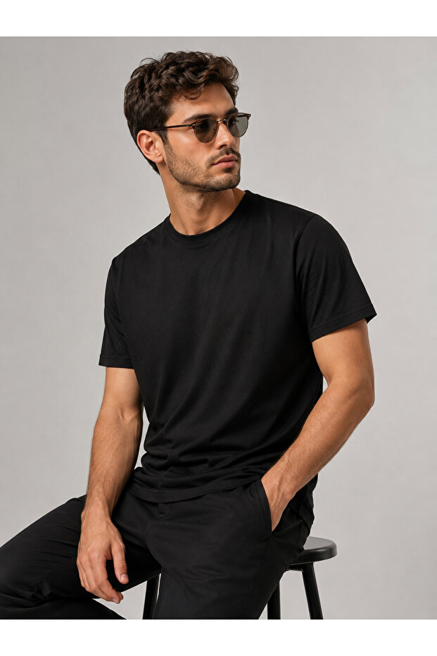 100% Cotton Crew Neck T-Shirt