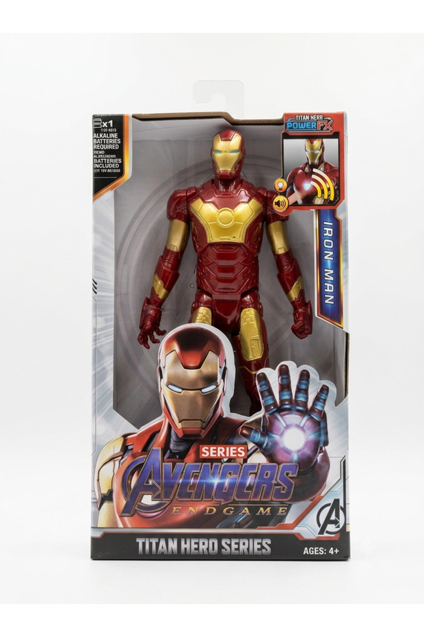 Iron Man Super Hero Action Figure with Light & Sound – 30 cm