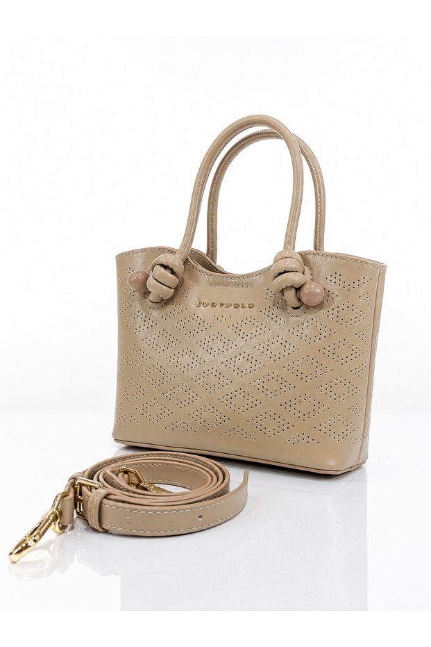 Large Internal Volume Multi-Compartment Women's Hand and Shoulder Bag