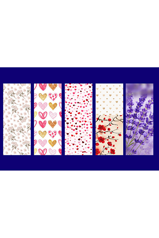 Heart-Shaped Bookmark (4X12 cm 10 Pieces)