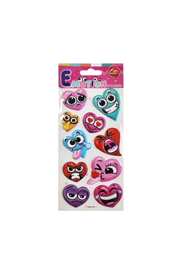 Puffy Stickers Hearts