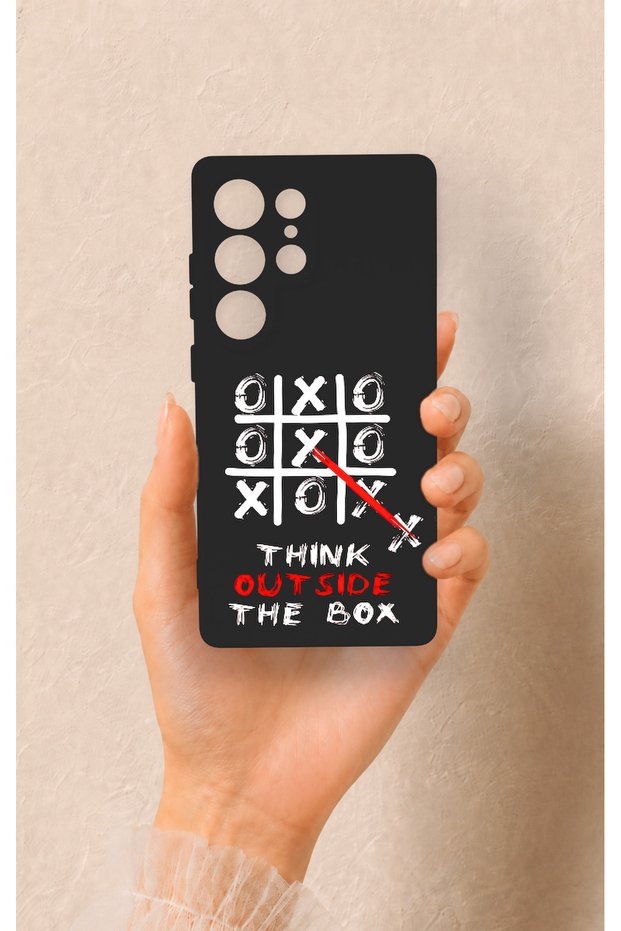 Samsung S25 Ultra Compatible Out Side the Box Patterned Silicone Case