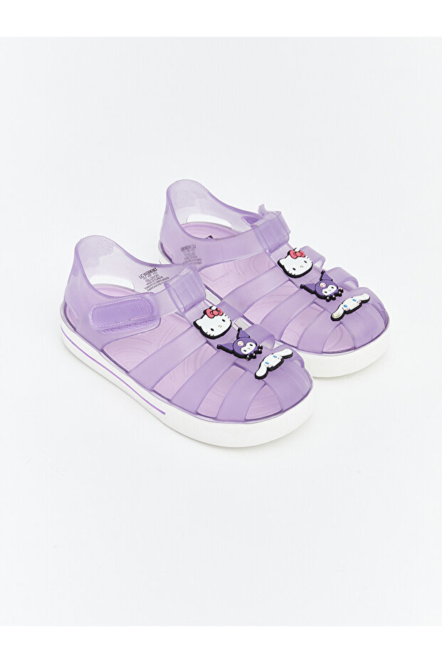 Alita City Lcw Steps Lilac Baby Girl Sandals with a Difference