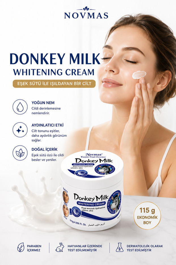 Donkey Milk Moisturizing Face Cream 115 g