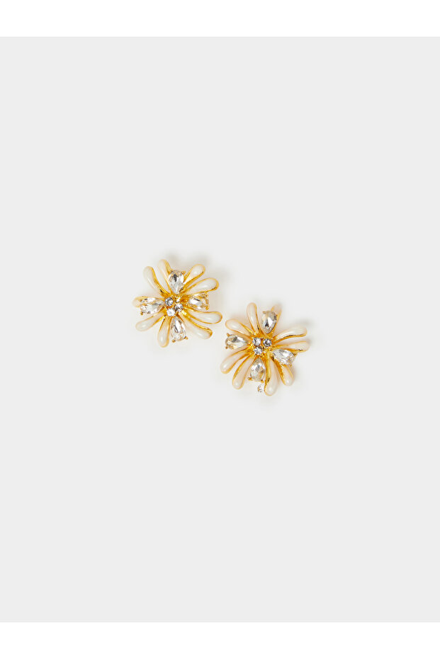 Applique Floral Earrings