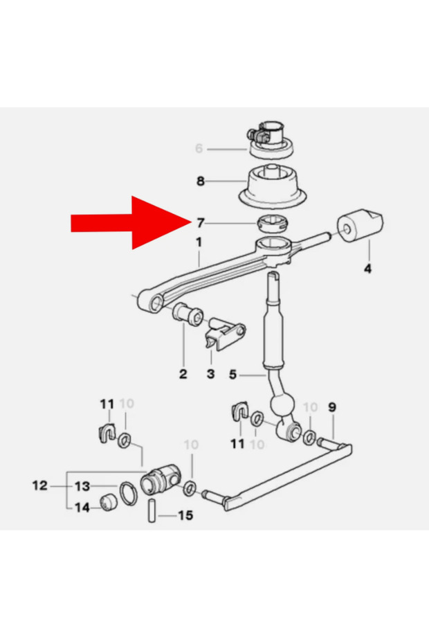غلاف ذراع ناقل الحركة لسيارات BMW E30 E34 E36 E38 E46 E39 E60 E90 - 3