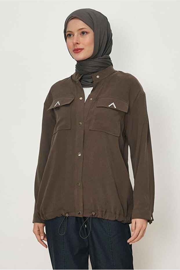 Pocket Detail Modal Jacket 46446