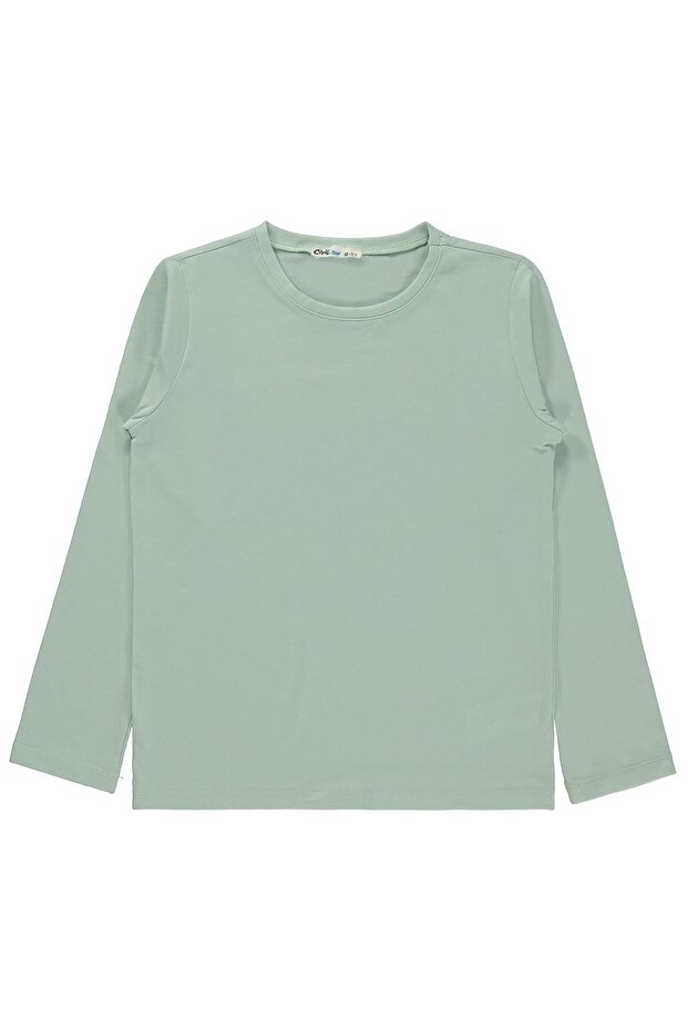 Basic Sweatshirt for Ages 10-13 - Green