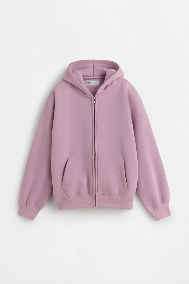 Fermuarlı sweatshirt