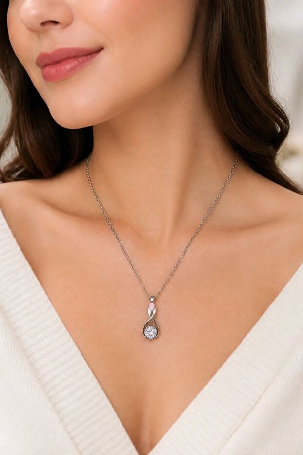 Figured Anti-Tarnish Steel Adjustable Chain Luxury Necklace