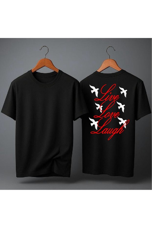 Eye-Catching Printed Oversized T-Shirt with Bird Details