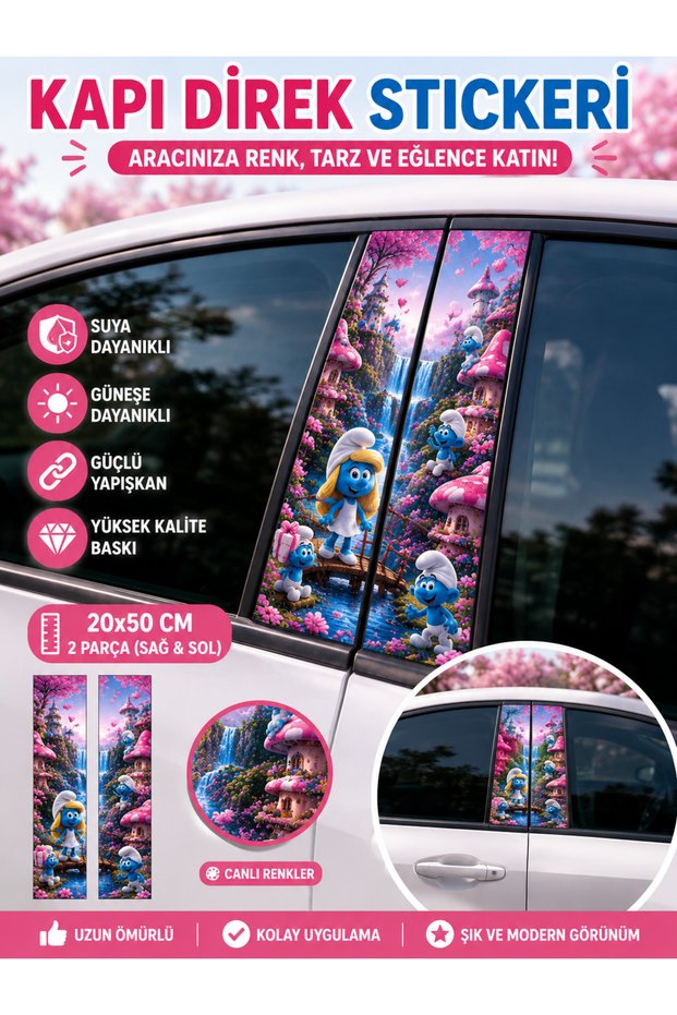 Fantastic Door Sticker - Auto Sticler - High Quality Printing - Non-Marking Sticker