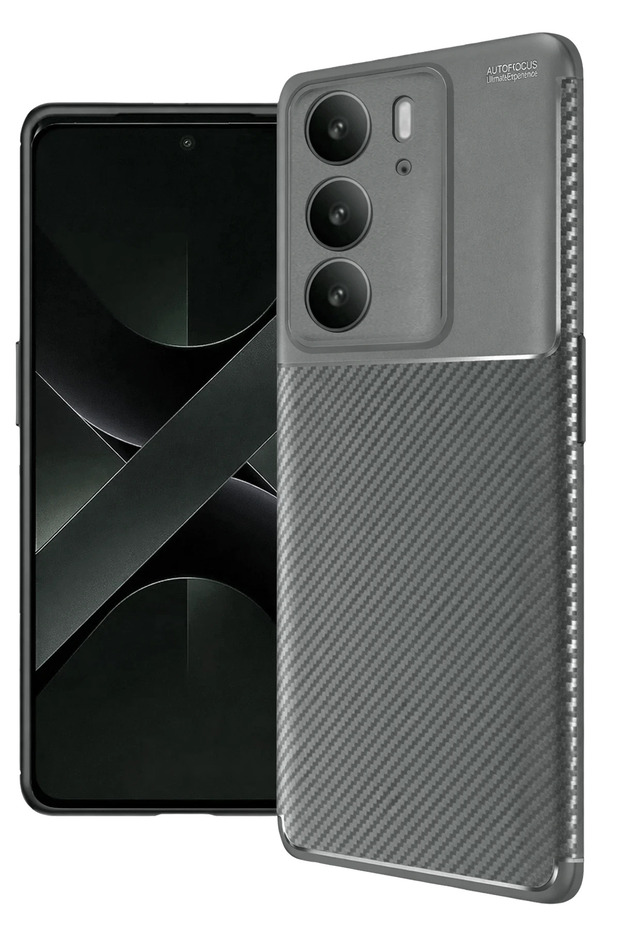 Aconcept Realme C75 4g Auto Focus Carbon Cover (45429) - Gray