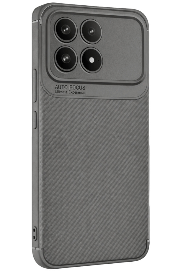 Aconcept Poco F8 Pro Auto Focus Carbon Cover (61228) - Gray