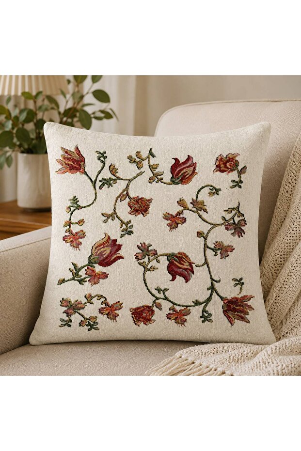 Anatolia Şönilli Tapestry Woven Cushion Cover 45 X 45 cm