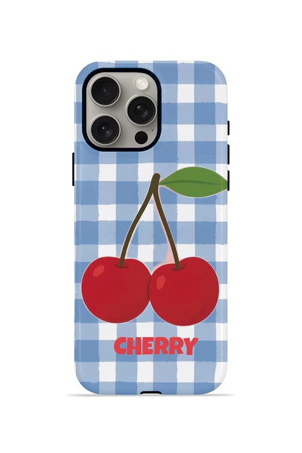 iPhone 15 Pro Max Vorian Double Layer Case Cherry Picnic