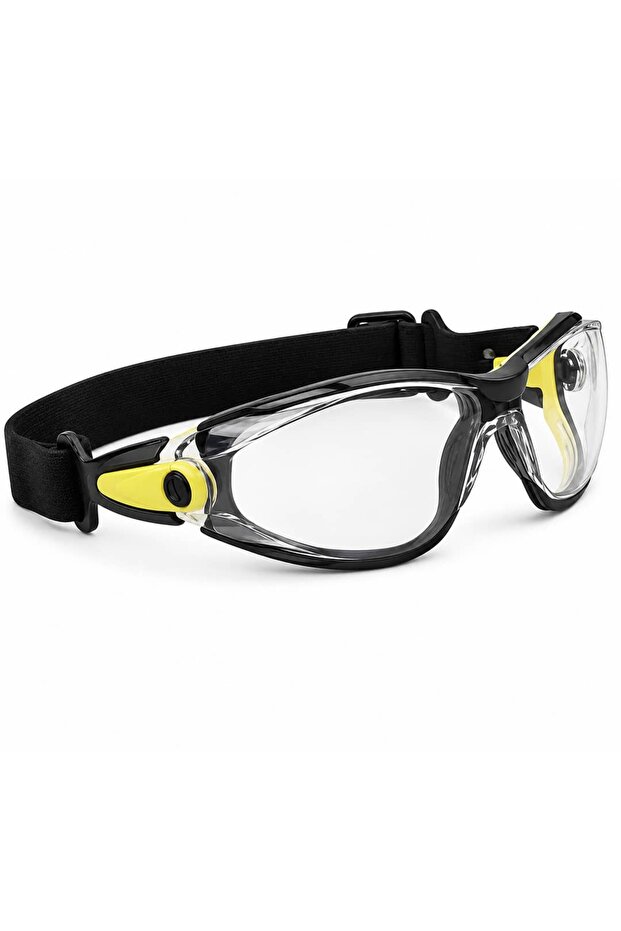 Pacaya Strap Transparent Protective Glasses | Elastic Goggle Type | Anti-Fog & Anti-Scratch | E
