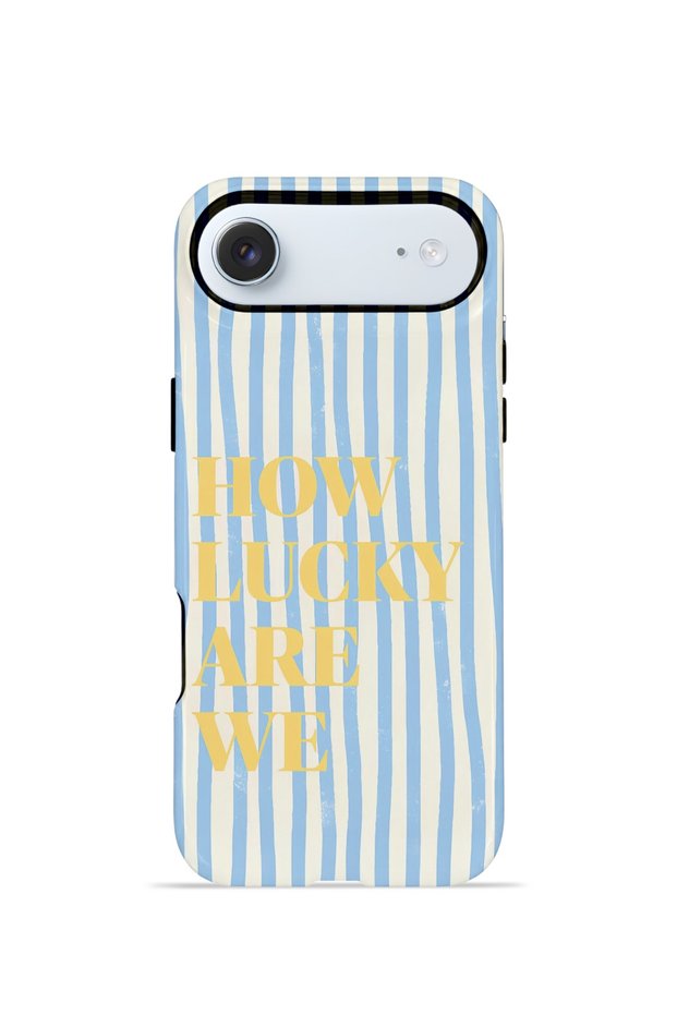 حافظة آيفون 17 إير فوريان ذات الطبقات المزدوجة بتصميم Lucky Summer Stripe