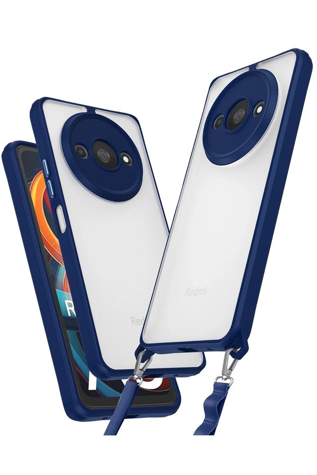 Aconcept Redmi A3 4g Case Penta Silicone Case (135723) - Navy Blue