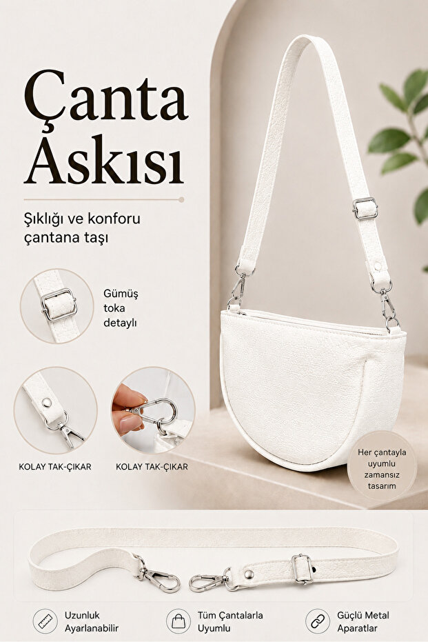 White Bag Strap