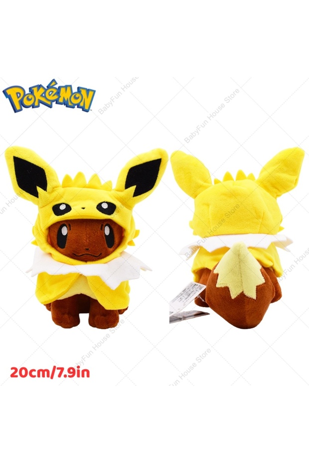 Eevee Jolteon Pokemon Eevee Cos Sylveon Espeon Umbreon Vaporeon Plush Toys Kawaii Leafeon Jolteon Gl