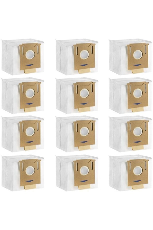 12-vacuum cleaner bags, spare parts and accessories for ECOVACS DEEBOT N8+ N8 Pro+ N8 Pro Plus T8 T8+ T8 AIVI T8 AIVI+ T8 MAX T9+ DX93 DDX96 Yeedi...