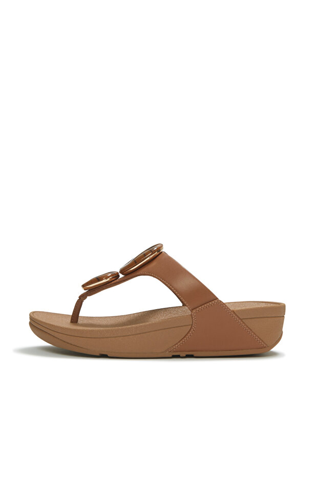 Women's Lulu Marbled-Stone Toe-Post Sandals