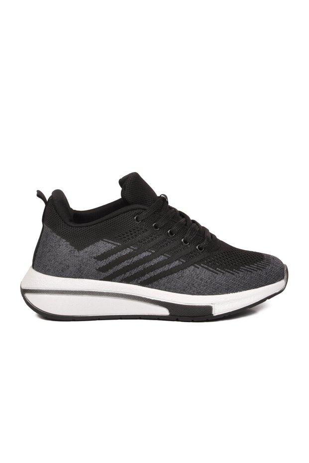Black-Smoked Lightweight Flexible Knitwear Breathable Unisex Sports Shoes Molen g
