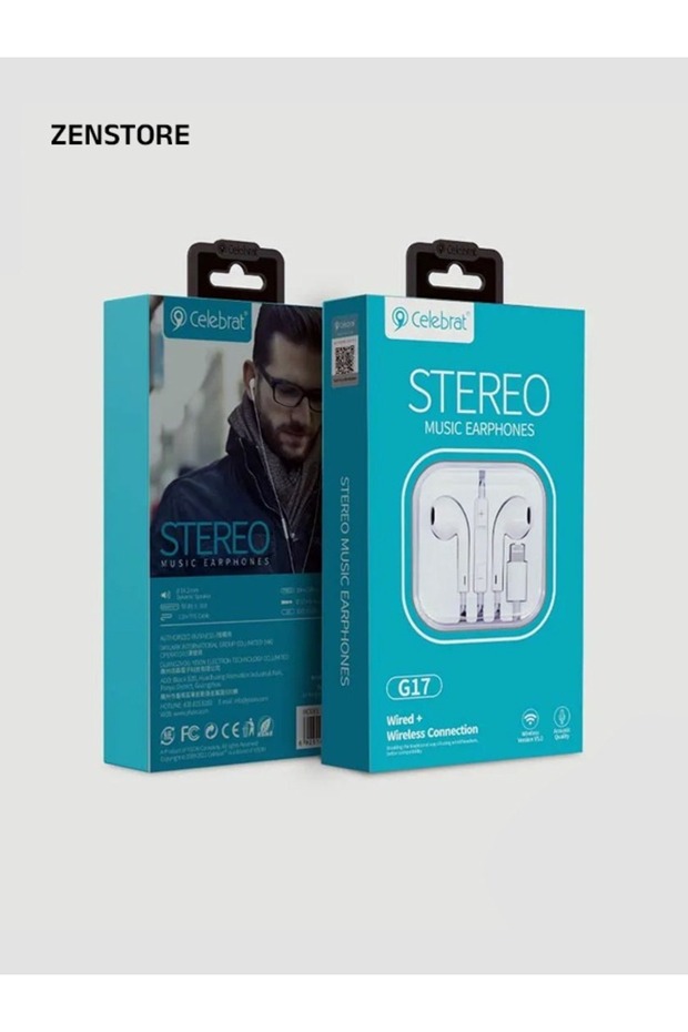 Yison G17 High Qulaity iPhone Lightning Wired Earphone (via Bluetooth)